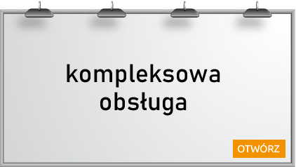 Kompleksowa obsługa kampanii wielkoformatowych