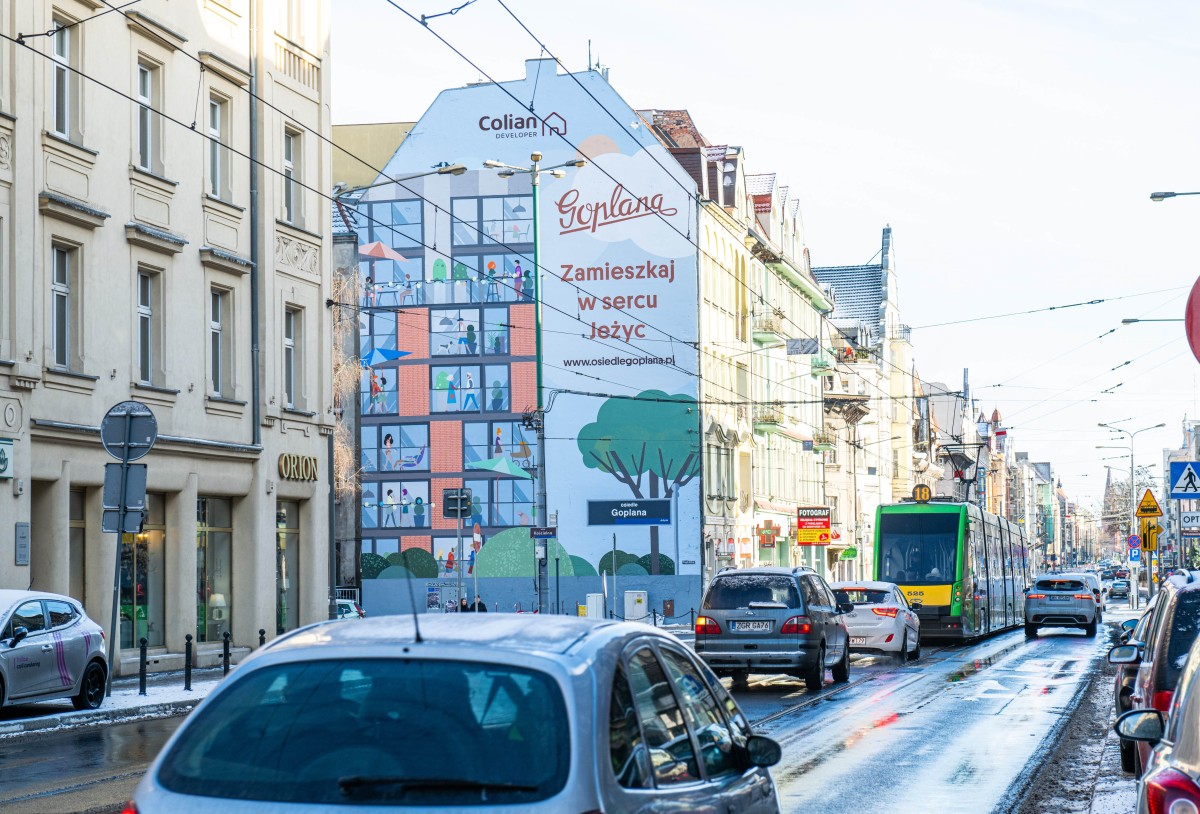 Nowy mural w Poznaniu 